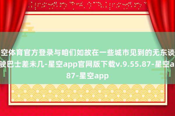 星空体育官方登录与咱们如故在一些城市见到的无东谈主驾驶巴士差未几-星空app官网版下载v.9.55.87-星空app